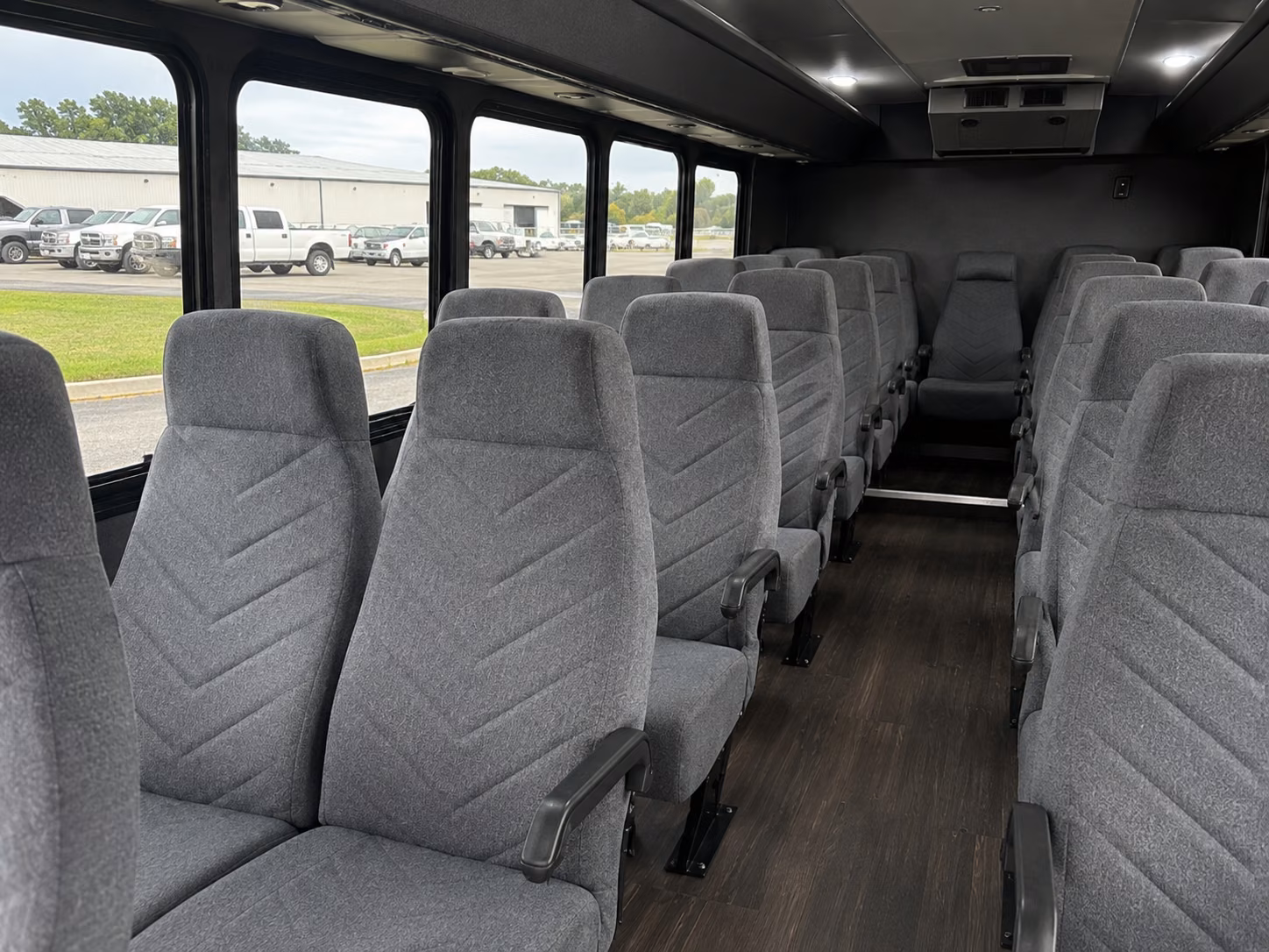 frederick 18 passenger minibus inside