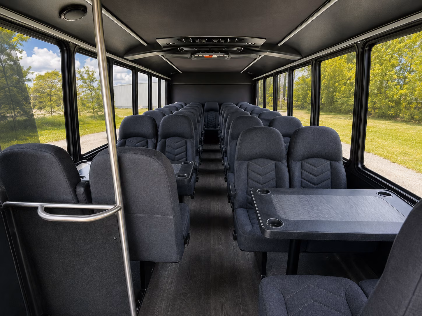 frederick 20 passenger minibus interior