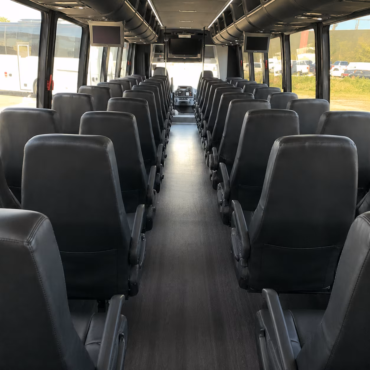frederick 25 passenger minibus interior