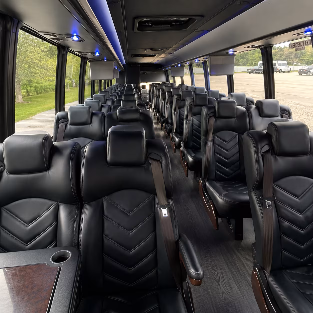frederick 28 passenger minibus interior