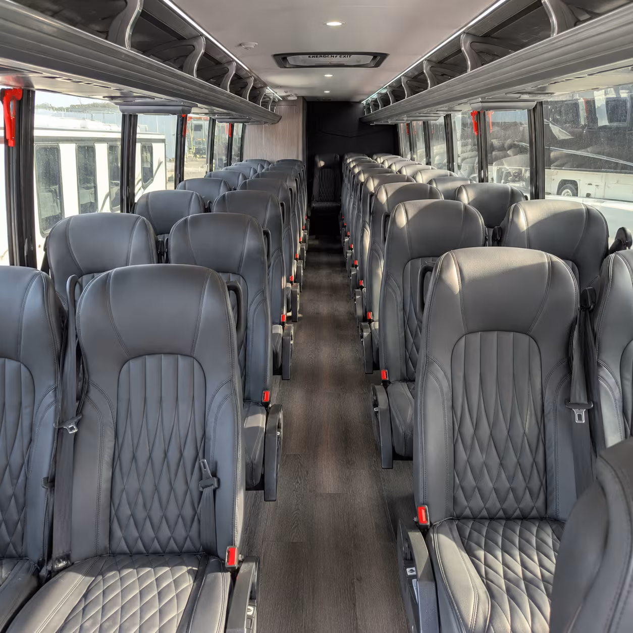 frederick 35 passenger minibus interior