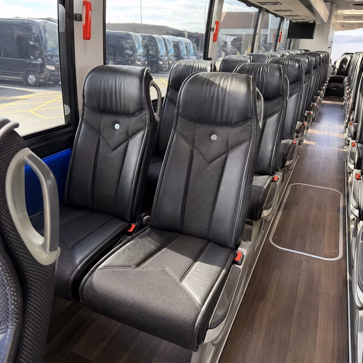 frederick 40 passenger charter bus interior