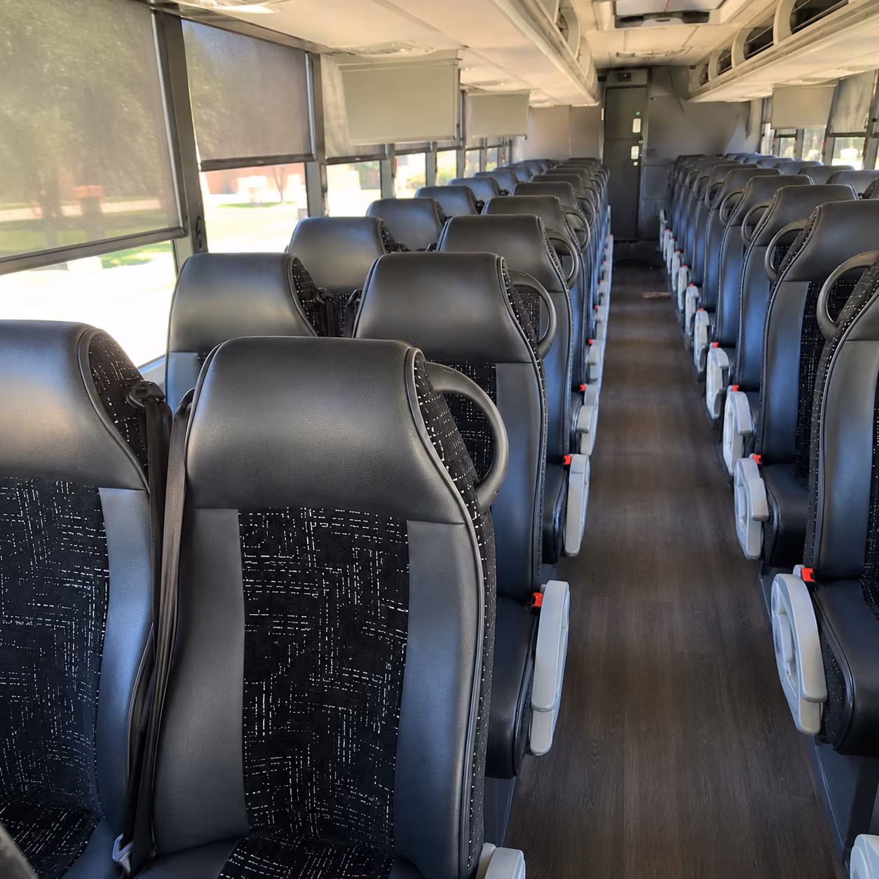 frederick government military charter bus rental