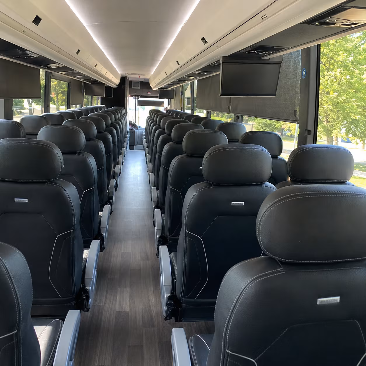 frederick long distance charter bus rental