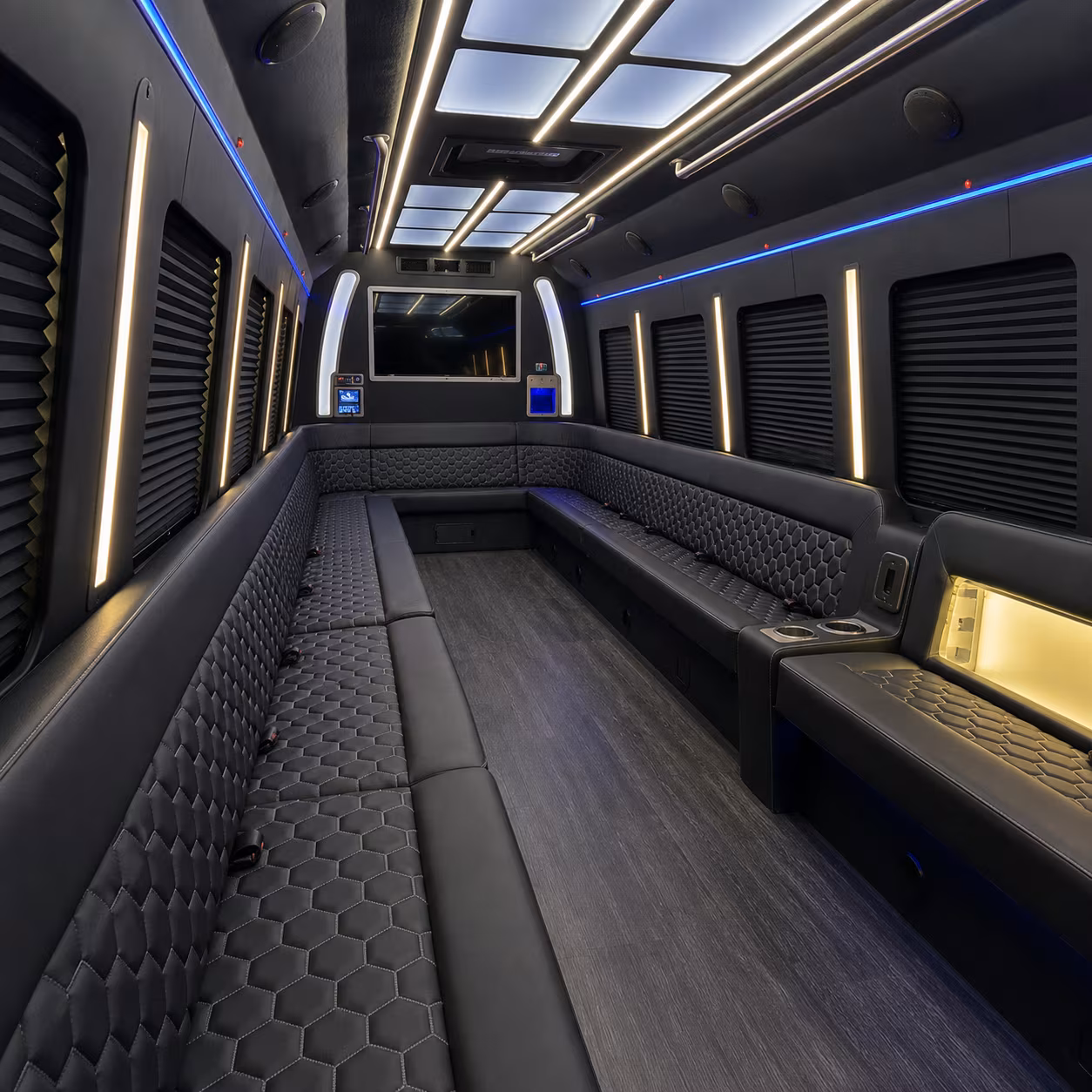 frederick party bus inside