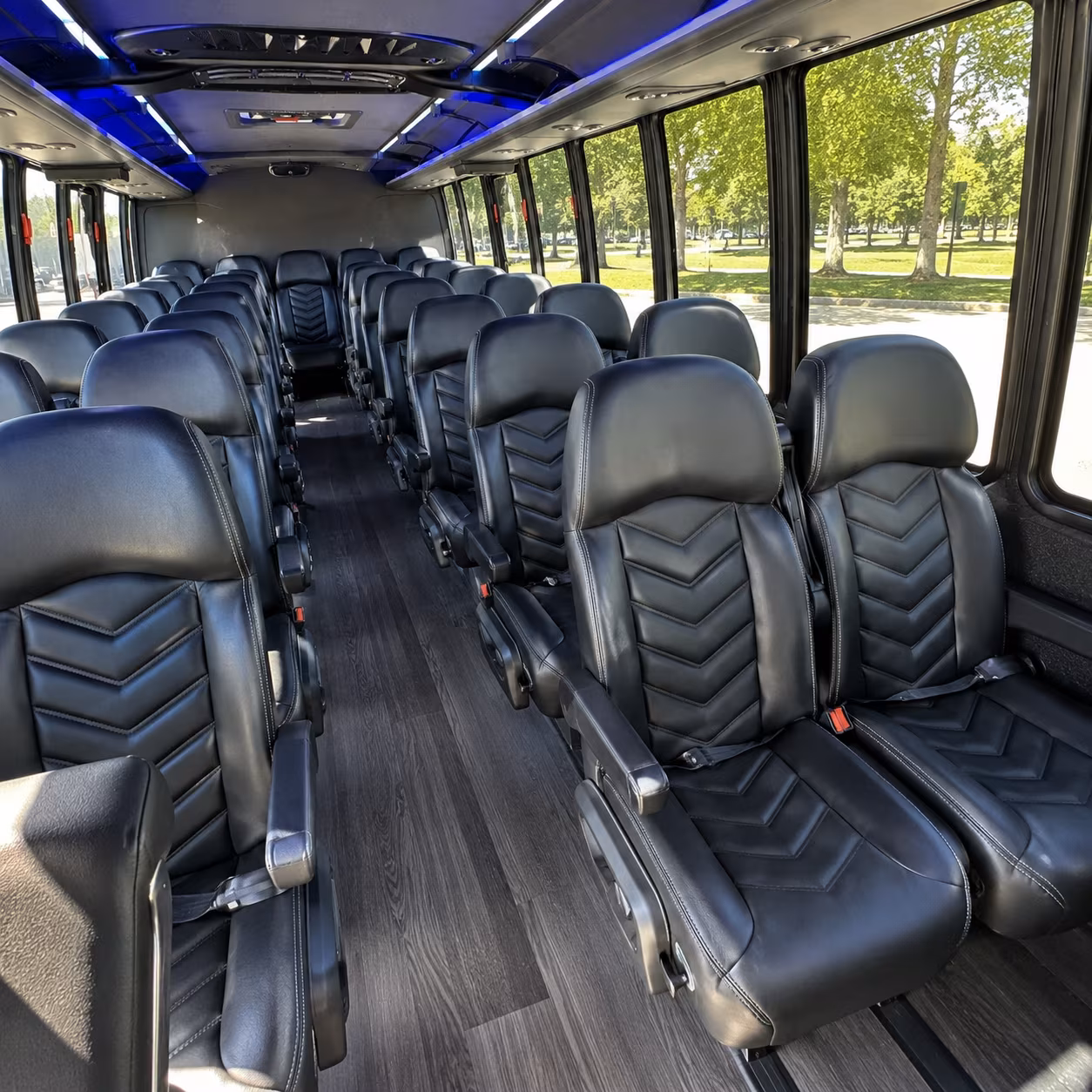 frederick religious group transportation onboard seating