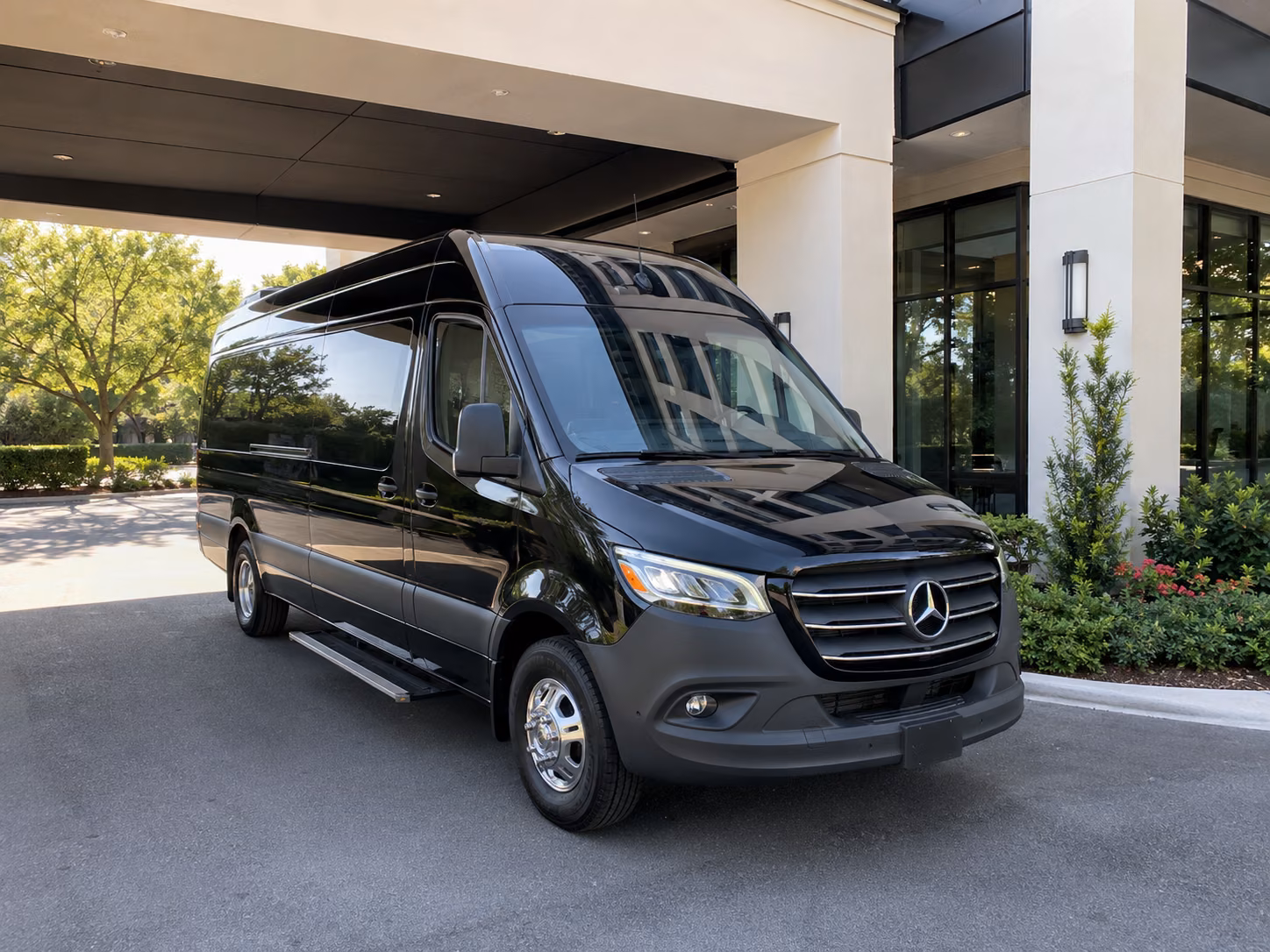 frederick sprinter van with driver