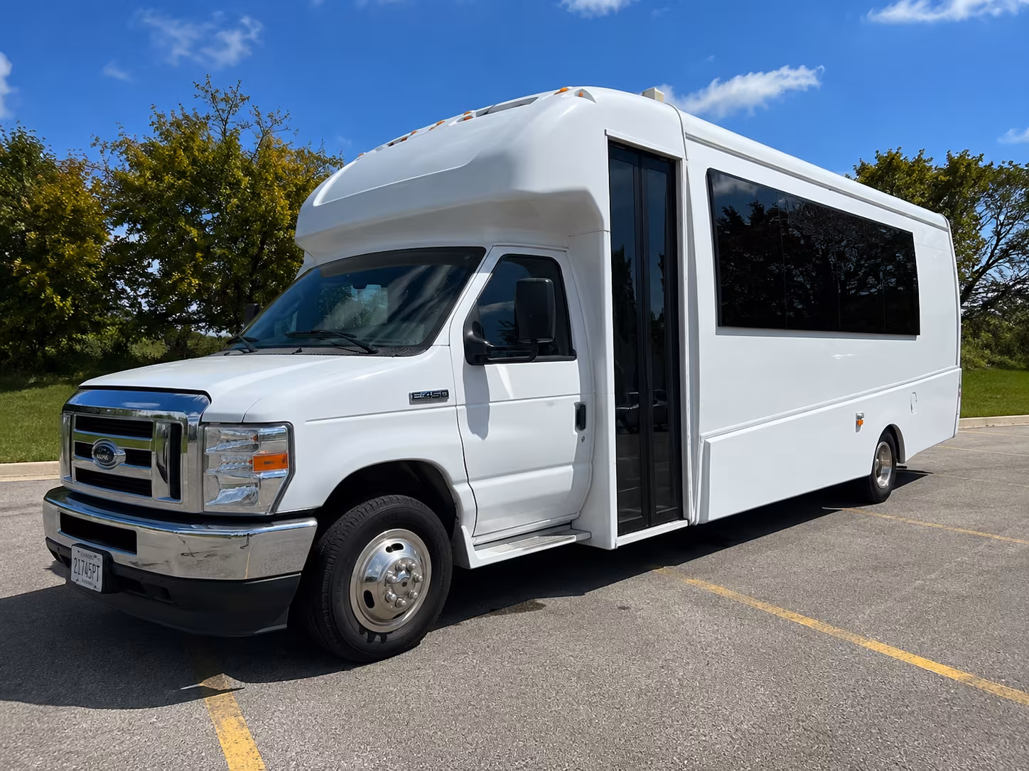 frederick wedding party bus rental